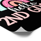 hallo tweede graad terug naar school tweede graad poster (Hoek)