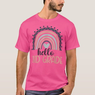 hallo tweede graad terug naar school tweede klas t-shirt