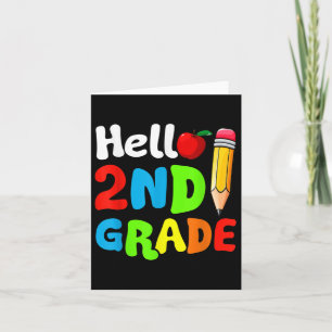 hallo tweede klas eerste schooldag terug naar scho kaart