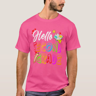 hallo tweede klas weer naar school t-shirt