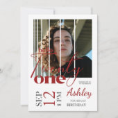 Hallo Twenty One Modern Afbeelding 21e verjaardag Kaart (Voorkant)