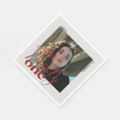 Hallo Twenty One Modern Afbeelding 21e verjaardag Servet (Hoek)