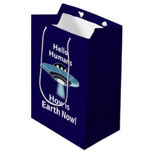 Hallo UFO Hoe is de aarde nu UFO? Medium Cadeauzakje