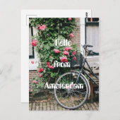 hallo uit Amsterdam Briefkaart (Voorkant / Achterkant)