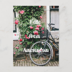 hallo uit Amsterdam Briefkaart