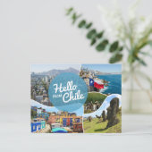Hallo uit Chili Briefkaart (Staand voorkant)