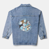 Hallo Uit het Happy Side T-shirt Denim Jacket (Achterkant)