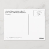 Hallo uit Indonesië Briefkaart (Achterkant)