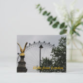 hallo uit Londen Briefkaart (Staand voorkant)