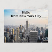 hallo uit New York City Briefkaart (Voorkant)