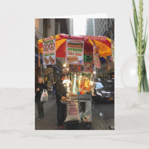 hallo uit New York City Hot-hendelkaart Kaart