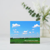 hallo UIT OHIO Briefkaart (Staand voorkant)