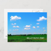 hallo UIT OHIO Briefkaart (Voorkant / Achterkant)