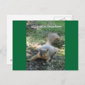 hallo UIT OKLAHOMA Briefkaart (Voorkant / Achterkant)