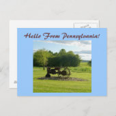 hallo uit Pennsylvania! Briefkaart (Voorkant / Achterkant)