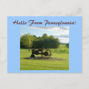 hallo uit Pennsylvania! Briefkaart