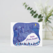 hallo uit Seattle Briefkaart (Staand voorkant)
