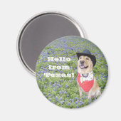 Hallo uit Texas! Magneet (Voorkant / Achterkant)