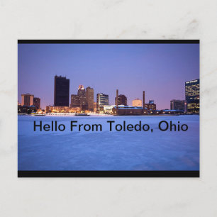 hallo uit Toledo, Briefkaart Ohio