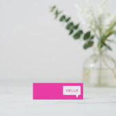 hallo Uitroep Visitekaartjes (Staand voorkant)