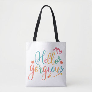 hallo uitstekende multi-kleuren draagtas