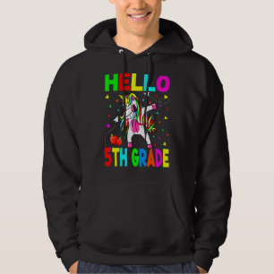 Hallo Unicorn Squad Schattigee lerarenopleiding Hoodie