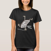 Hallo (Upside Down Calculator Trick) Grappige jare T-shirt (Voorkant)