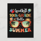 Hallo Vaarwel 10e Grade Briefkaart (Voorkant)