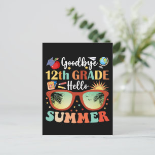 Hallo Vaarwel 12e Grade Briefkaart
