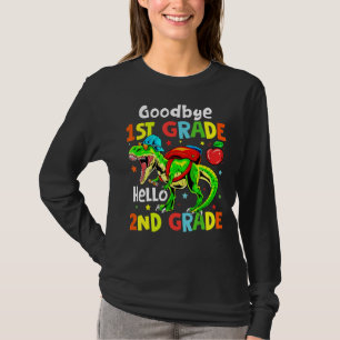 Hallo Vaarwel 1e klas Afstuderen Dinos T-shirt