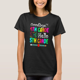 Hallo Vaarwel 4e klas Leuke School T-shirt