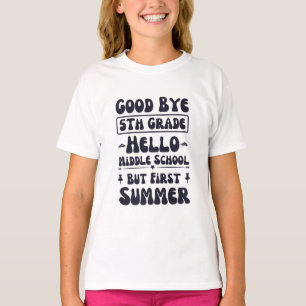 Hallo Vaarwel 5e klas T-shirt