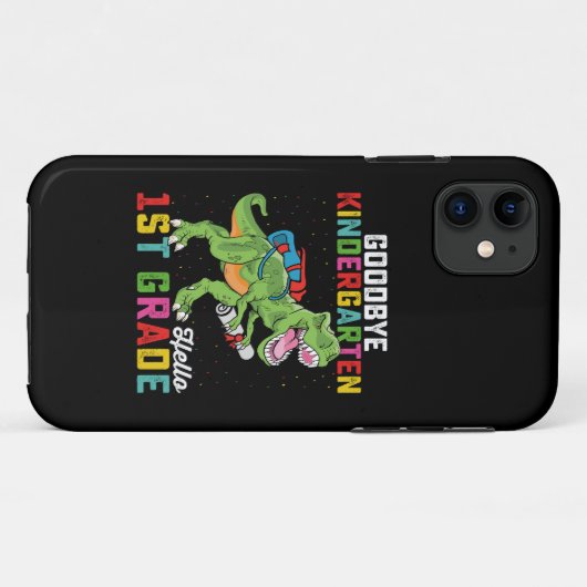 Hallo Vaarwel kleuterschool Case-Mate iPhone Case (Achterkant (horizontaal))