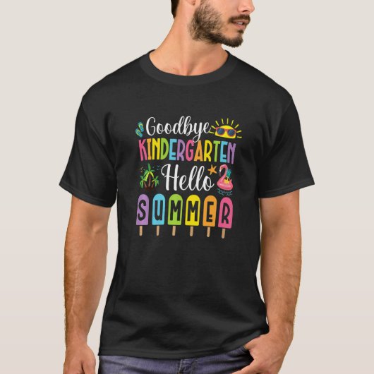 Hallo Vaarwel kleuterschool T-shirt (Voorkant)