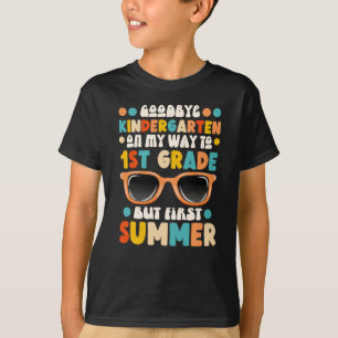 Hallo Vaarwel kleuterschool T-shirt