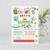 Hallo Vaarwel School Kaart (Staand voorkant)