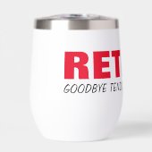 Hallo Vaarwel spanning Leuk pensioengeschenk (Voorkant)