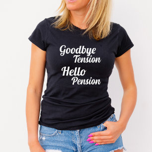 Hallo vaarwel spanning t-shirt