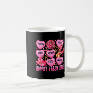 Hallo Valentijn Westerse Cowgirl Harten Snoep Vrou Koffiemok