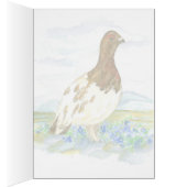 hallo van Alaska Willow Ptarmigan Blank (Binnen (Rechts))