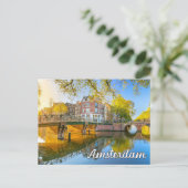 Hallo Van Amsterdam, Nederland Briefkaart (Staand voorkant)
