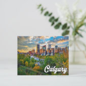 Hallo Van Calgary, Alberta, Canada Briefkaart (Staand voorkant)