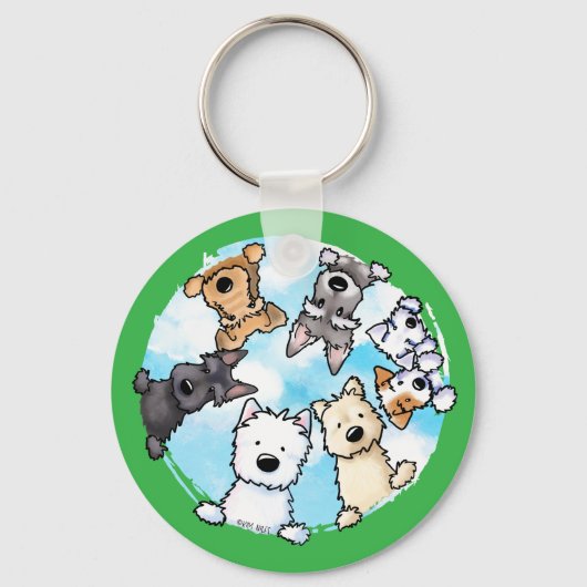 Hallo Van de Happy Side Sleutelhanger (Voorkant)
