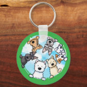 Hallo Van de Happy Side Sleutelhanger (Achterkant)