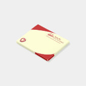 "Hallo van de schoolpsycholoog Sticky Notes (Schuin)