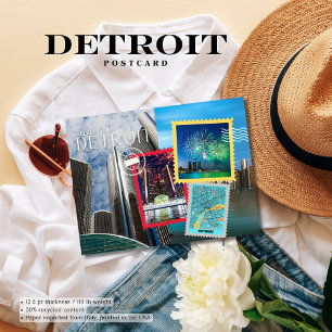 Hallo Van Detroit Briefkaart
