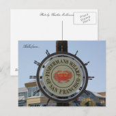 hallo van... Fishermans Wharf Briefkaart (Voorkant / Achterkant)