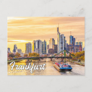 Hallo Van Frankfurt, Duitsland Briefkaart