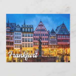 Hallo Van Frankfurt, Duitsland Briefkaart