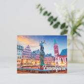 Hallo Van Frankfurt, Duitsland Briefkaart (Staand voorkant)